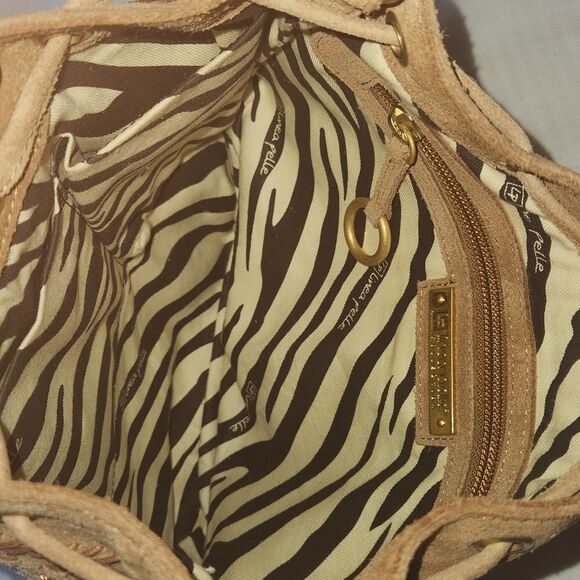 Linea Pelle Leather Fringe Purse - Picture 11 of 12